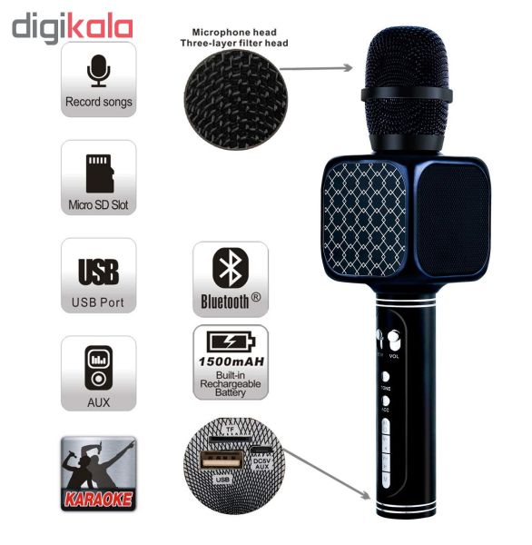 Micro Hát Karaoke Bluetooth Loại Nào Tốt Mua Ngay Mic SD16 Kết Nối Micro Bluetooth-Cao Cấp Combo Mic Hát Karaoke Kèm Loa Cực Hay.