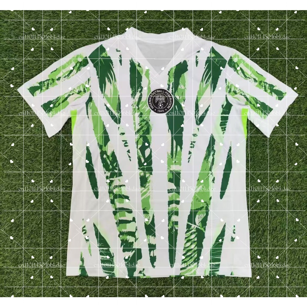 2526 Season Nigeria Home Football Jersey Short Sleeved Top Hot Selling Mens Childrens Training Jerse