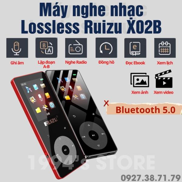 [CÓ SẴN] Máy nghe nhạc lossless Ruizu X02B - Bluetooth 5.0 - Loa ngoài siêu lớn - Cảm ứng - Xem phim, xem hình ảnh, Ebook, ghi âm ......