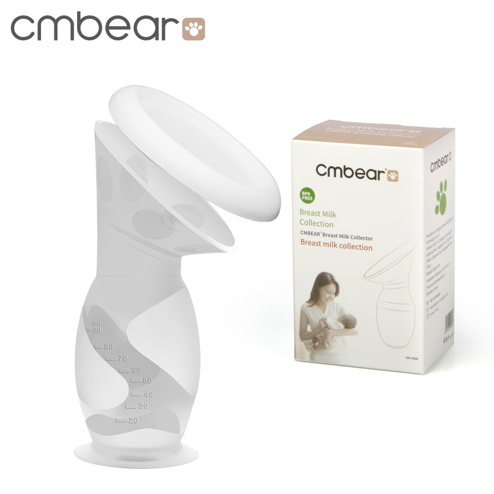 Cốc hứng sữa CMBEAR silicon an toàn