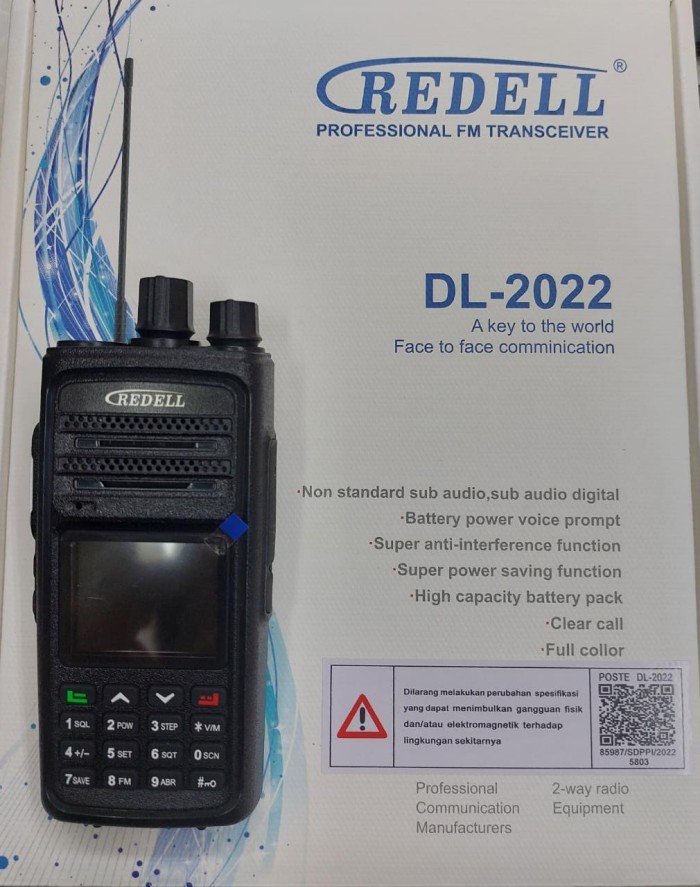 HT HANDY TALKIE REDELL DL-2022 TRI BAND-Shelishop13 Giá 860,000 Đồng*Miễn phí vận chuyển