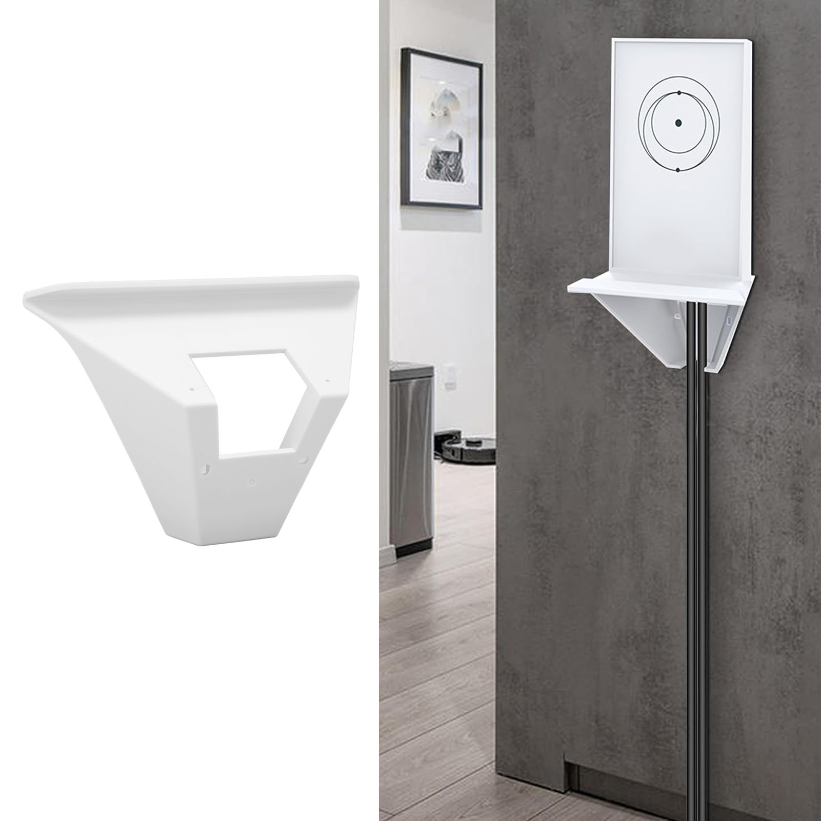 Bộ định tuyến bảo vệ gắn tường Bộ định tuyến ABS Giá Treo Tường cấu trúc chắc chắn cho Bộ định tuyến lưới