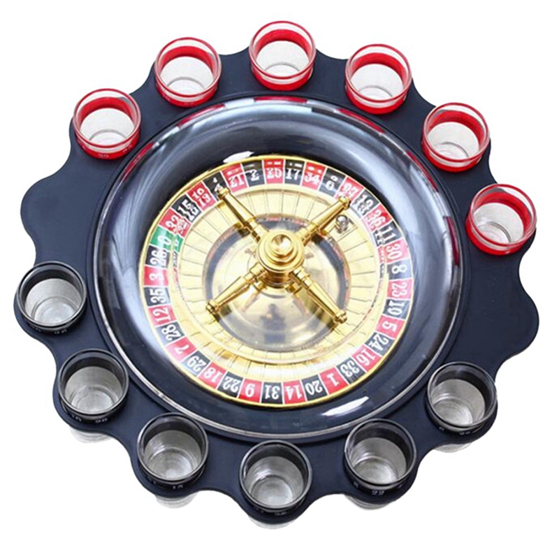 1pc Russian Roulette Drinking Game With 16 Holes Glasses