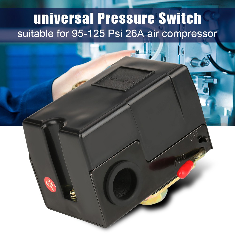 Pressure Switch 95‑125 Psi For Air Compressor Pump Control Valve