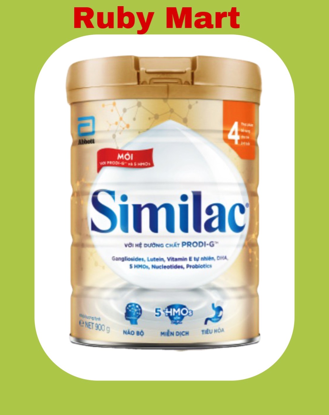 Sữa bột Similac 5G số 4 900g cho bé 2-6 tuổi