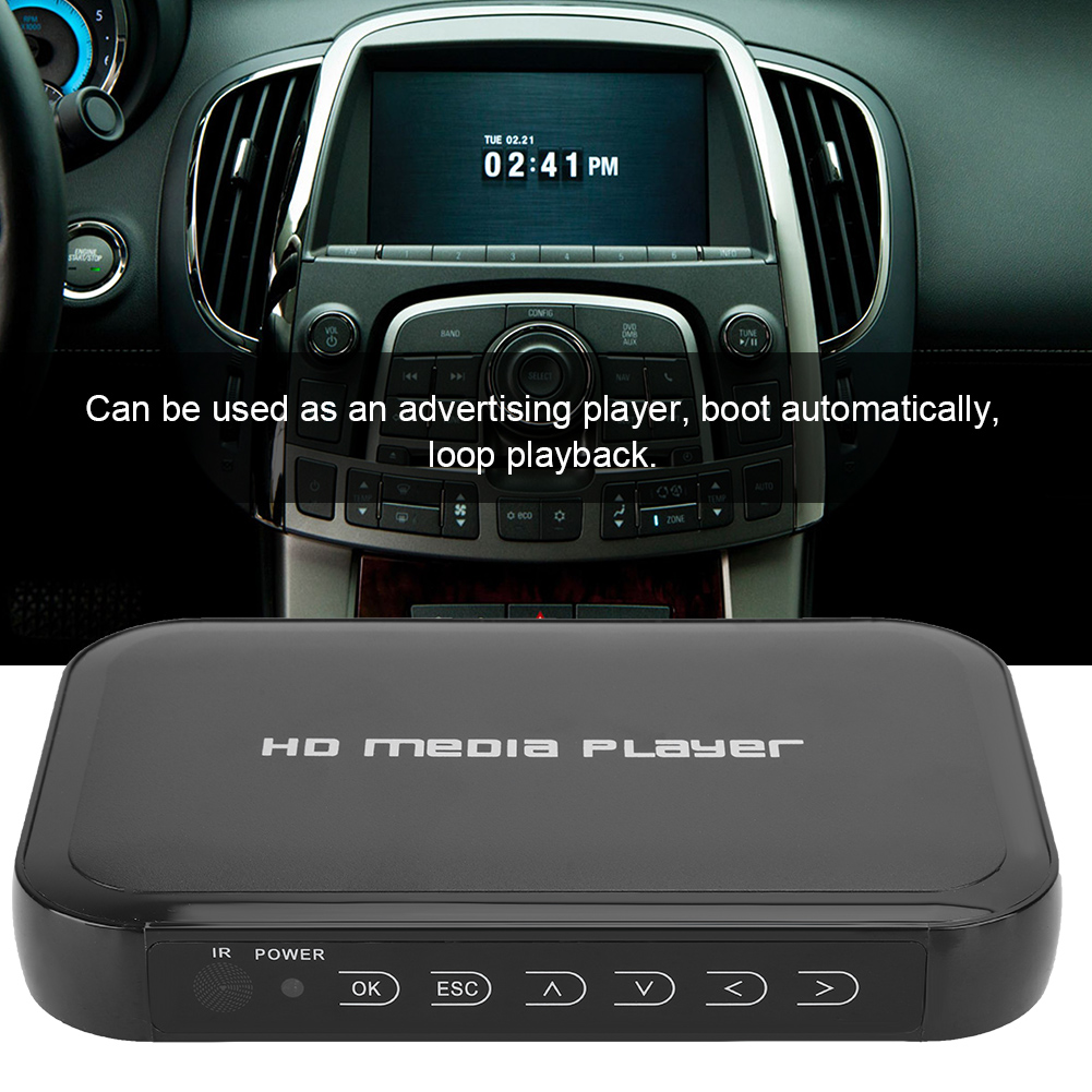 Garosa Trình phát HD Trình phát HDMI đa chức năng Thực tế Nhiều giao diện khác nhau Bền bỉ để phát video để phát nhạc