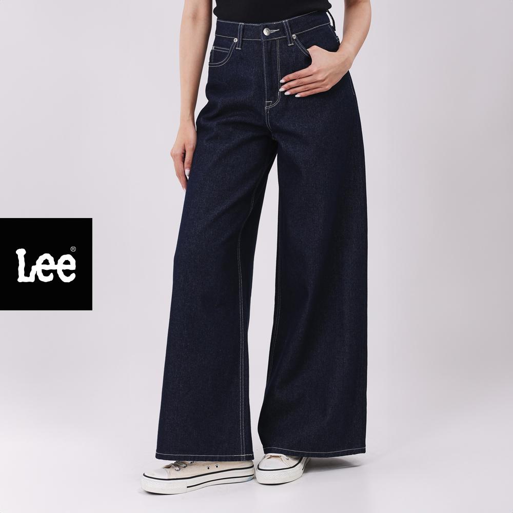 LEE Women's Jeans High Wide Leg Fit Model LE S526WWIDN73 - Dark Indigo ราคา 2,093 บาท*ส่งฟรี