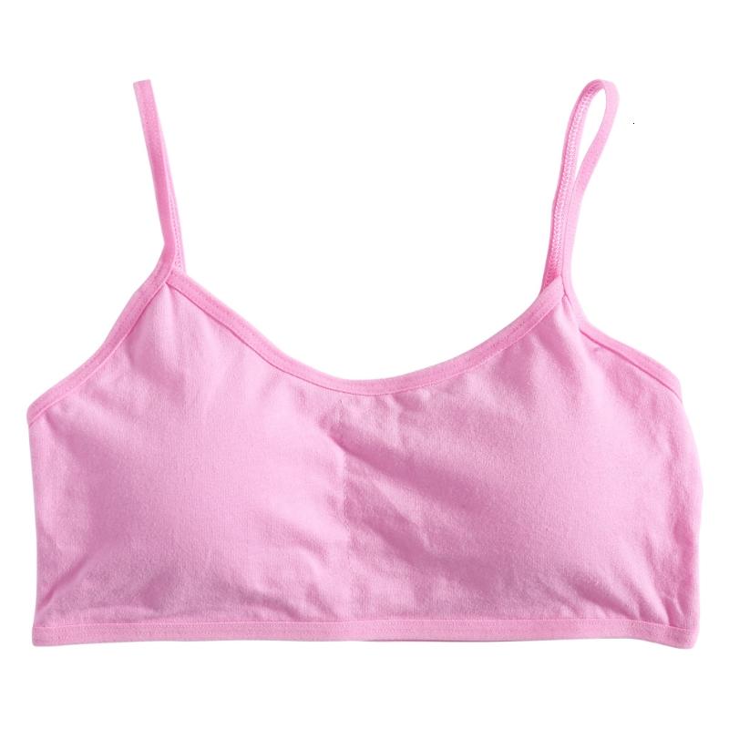 Girl Bra Teen Crop Top Underwear Vest Puberty Sport Training Bras Solid Color Streetwear Tube Top for Girl Birthday Gift - 3