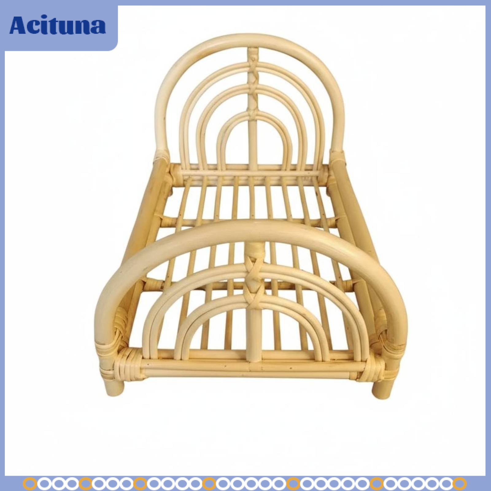 Acituna Rattan Newborn Bed Lightweight & Portable Rattan Posing Basket Versatile Styling Infant Photoshoot Bed Sturdy Construction for Photographers, Studio Sessions ราคา 3,187 บาท*ส่งฟรี