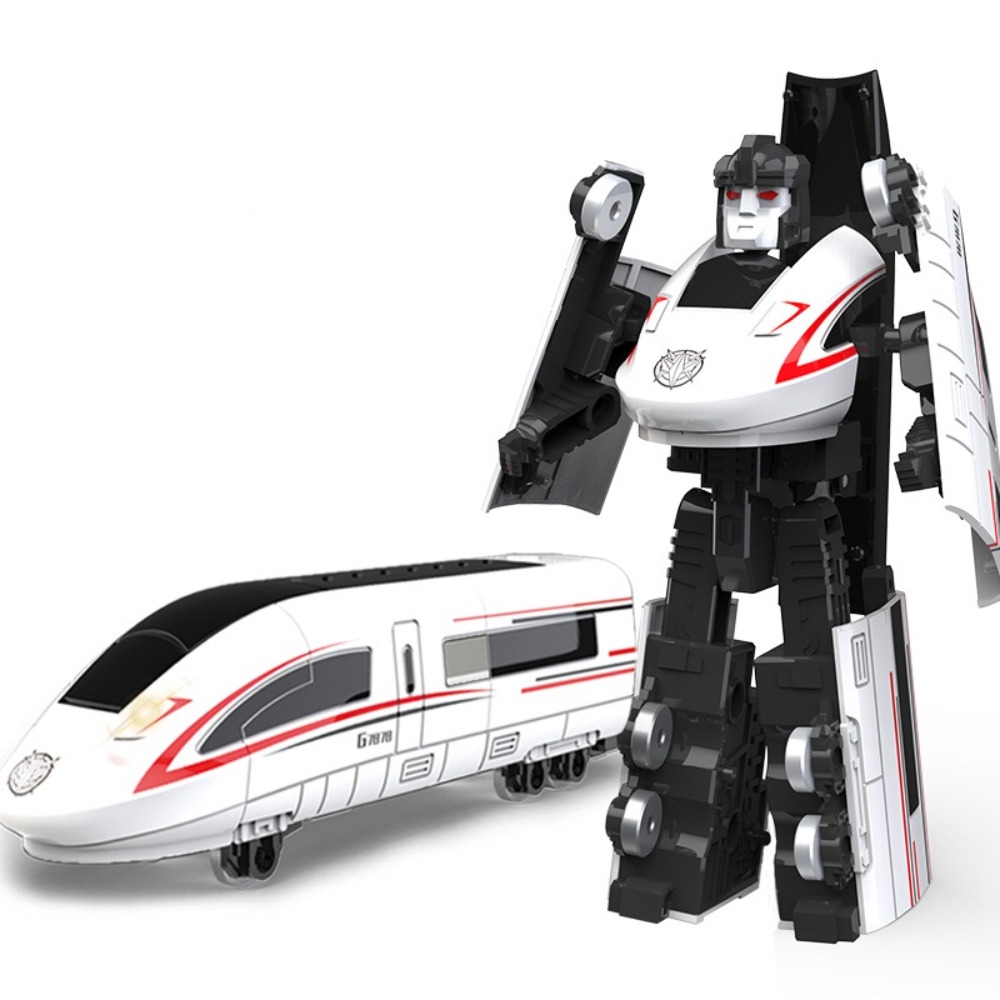 POXIA Máy xúc Tàu robot biến hình Máy ủi đất 2 trong 1 Robot xe kỹ thuật Mới lạ Đồ chơi mô hình Đồ chơi robot biến hình Đồ chơi trẻ em - 6