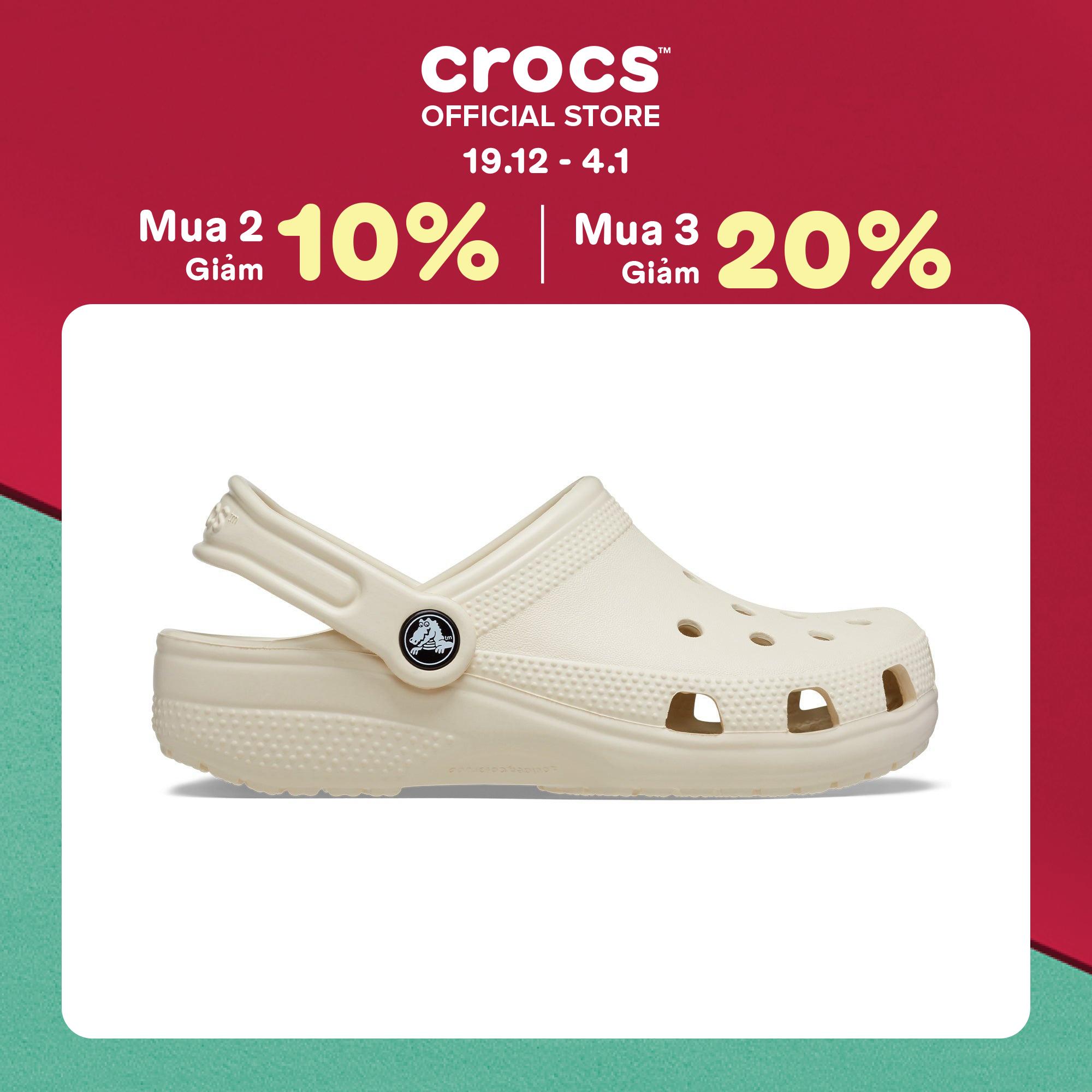  Giày Clog Trẻ Em Crocs Classic - Bone 