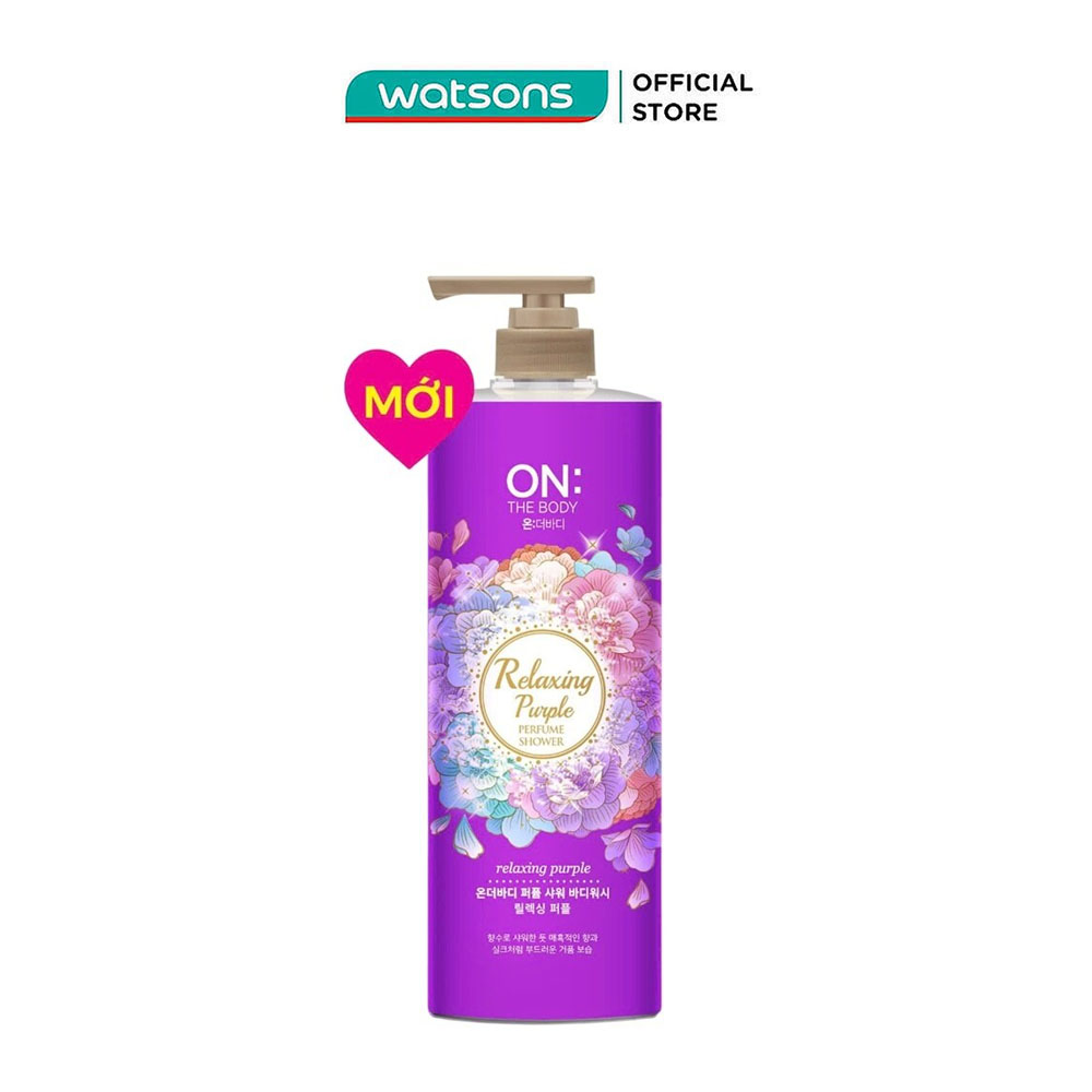 Sữa Tắm On The Body Perfume Body Wash Relaxing Purple 1kg