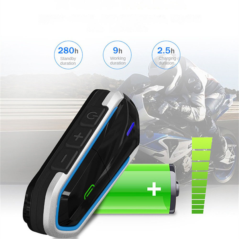 1 Bộ cưỡi giảm tiếng ồn Tai nghe Mũ bảo hiểm xe máy điện tử và Navigation Stereo intercom cưỡi phụ kiện xe máy