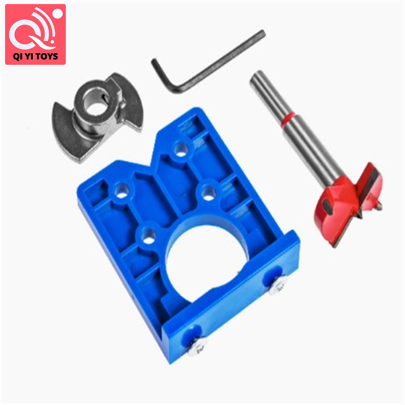 35Mm Bản Lề Lỗ Jig Bộ thanh dẫn khoan làm mộc thủ công Cửa Dụng cụ đục lỗ bản lề chìm Hướng Dẫn Cửa Saw Tủ Phụ Kiện Công Cụ
