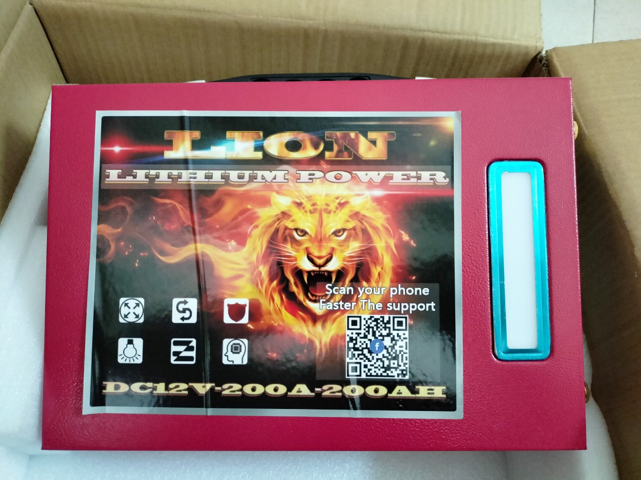 New Model 12V 200Ah Lion Lithium Battery. Genuine Battery with Qr Code. Giá 3,751,750 Đồng*Miễn phí vận chuyển