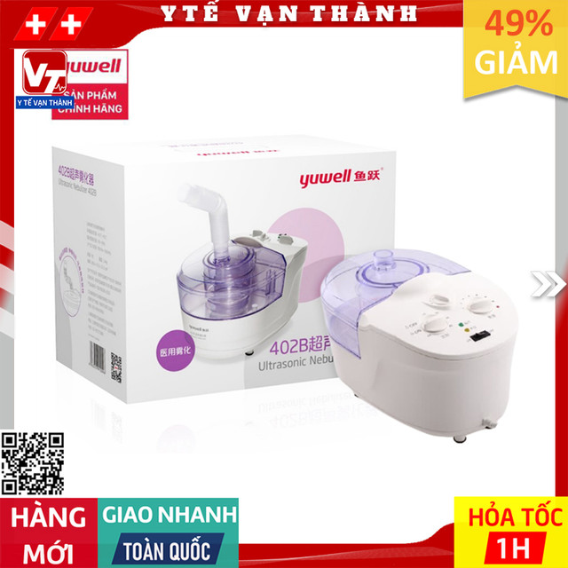 ✅ máy xông khí dung mũi họng yuwell 402b -vt0618 - y tế vạn thành