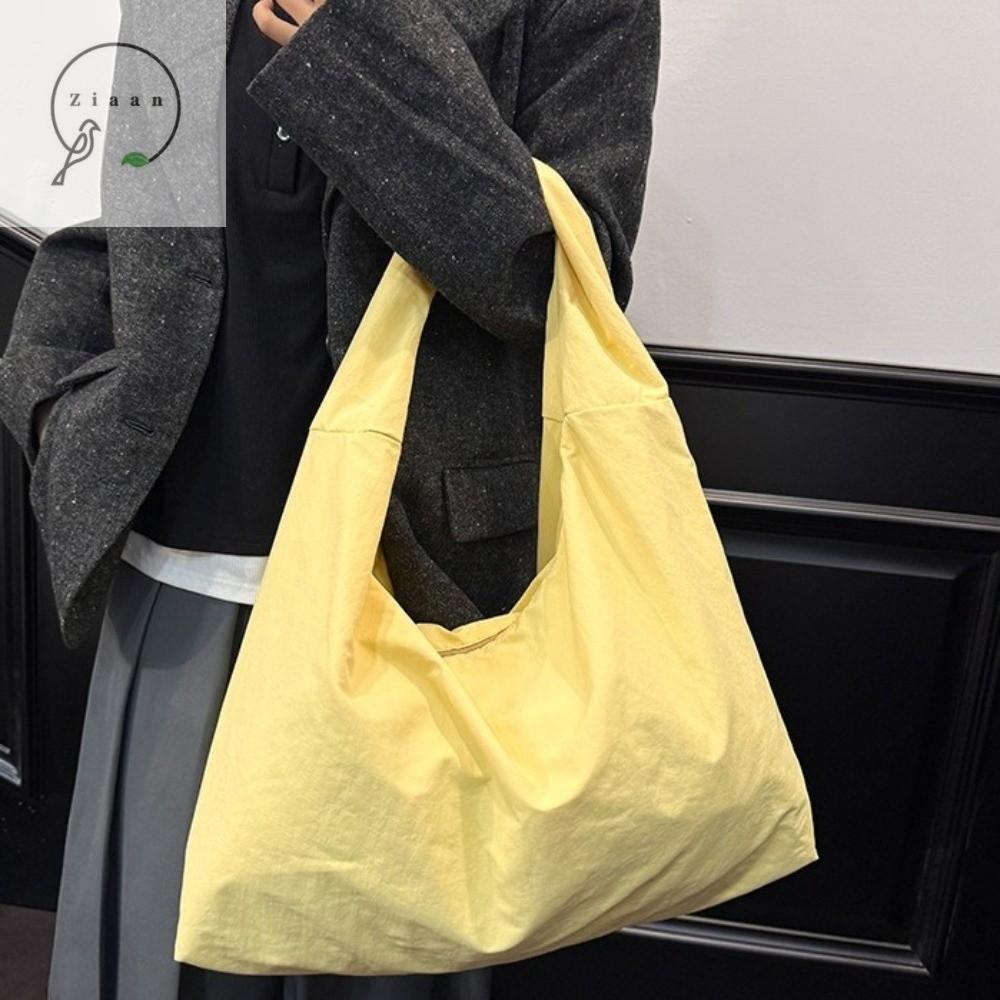 ZIAAN Vải Túi đeo vai bằng nylon Nhiều Ngăn Khóa kéo Túi đựng đồ Phù hợp với mọi đối thủ Phong cách Nhật Bản Túi Tote Dung Tích Lớn Ngoài trời