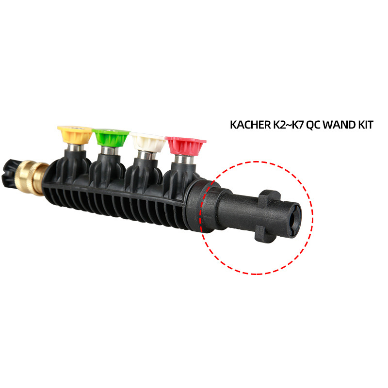 【Limited Time Only】 High Pressure Car Washer for K Series Washing Jet Lance with 5 Quick Spray Nozzles for Car Wash