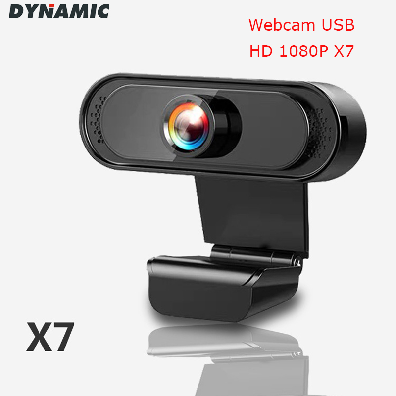Webcam máy tính có mic x7 hd 1080p hỗ trợ các máy tính phổ thông xp2 trở lên, vista/win7/win8/win10