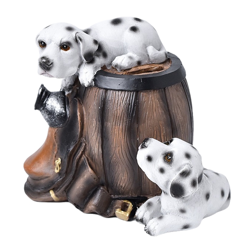 【Latest model】 Piggy Bank Resin Dog Statue Figurine Coin Jar Toy Piggy Bank Desktop Decoration Children'S Birthday Gift ราคา 514 บาท*ส่งฟรี