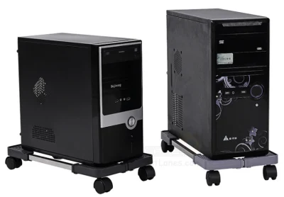 Adjustable CPU Trolley Cooling Stand With Lockable Wheels