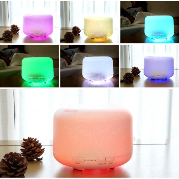 【With Remote】Aroma Diffuser/Mini Humidifier/Essential Oil/550ml/ 3-PIN SG Plug/ English Manual/ Up to 1 Year SG Warranty Singapore