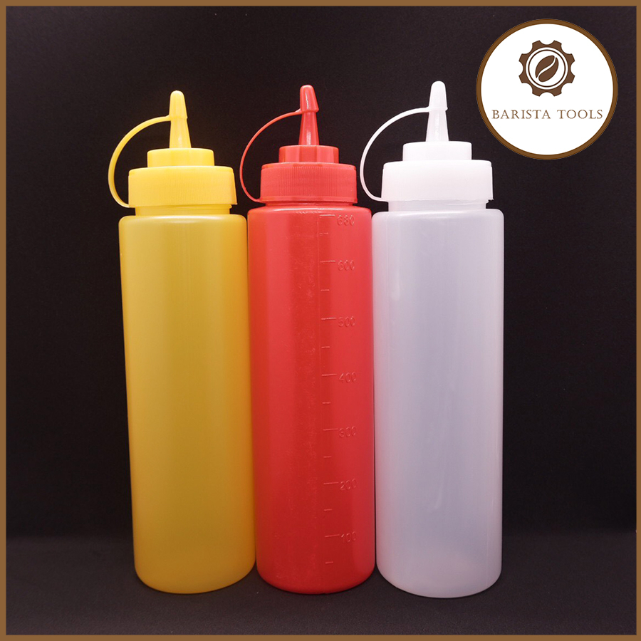 Bình nhựa đựng sốt lớn 680ml