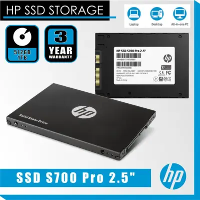 HP SSD S700 Pro 2.5 inch (256GB/512GB/1TB) 570MB/s 3 Years Local Warranty.
