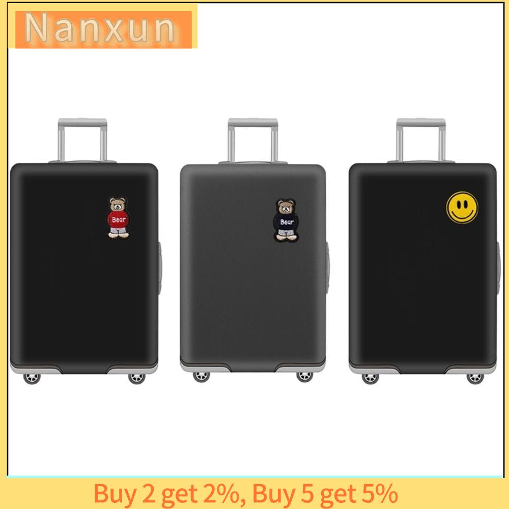 NWSJ Polyester Bọc hành lý in 20/22/24/26/28 inch Dày Vỏ bọc chống bụi cho vali Bền Bọc hành lý đàn hồi Vỏ bảo vệ hành lý