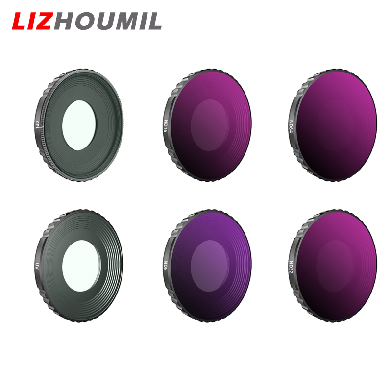 LIZHOUMIL UV/CPL/ND Lens Filter Compatible For DJI Osmo Action 4 Camera Lens Multi-Layer Coatings Filter Lightweight ราคา 230 บาท*ส่งฟรี