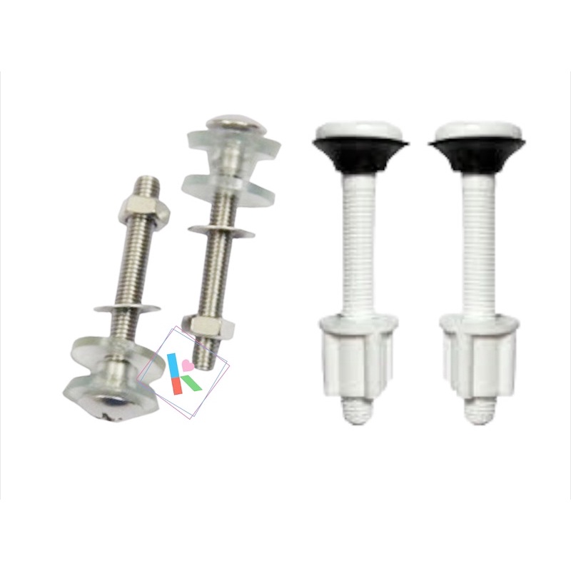 Ốc nắp bồn cầu , chân ốc két nước bồn cầu