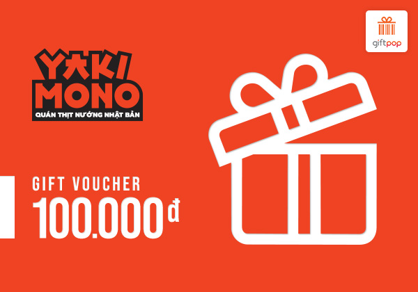 Evoucher - Phiếu quà tặng Yakimono 100k