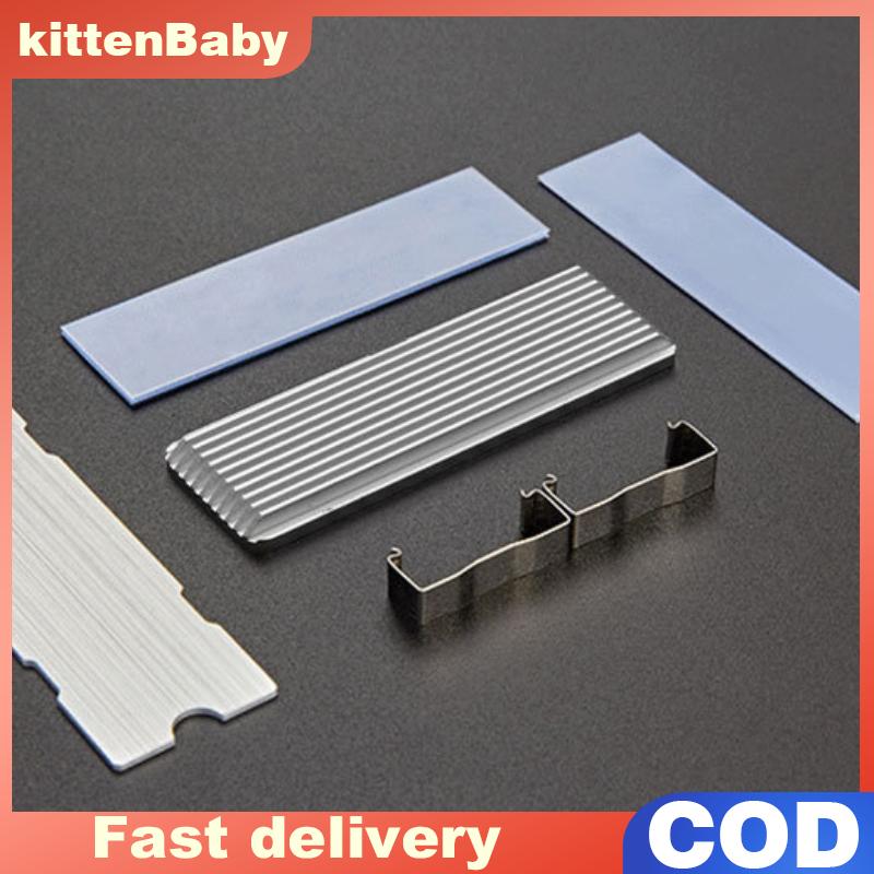 👉Hot Sale kittenBaby Cho M.2 SSD ps5 NVMe tản nhiệt Tản nhiệt M2 2280 SSD đĩa cứng nhôm tản nhiệt làm mát Pad cho máy tính để bàn PC Giá 79,611 Đồng*Miễn phí vận chuyển
