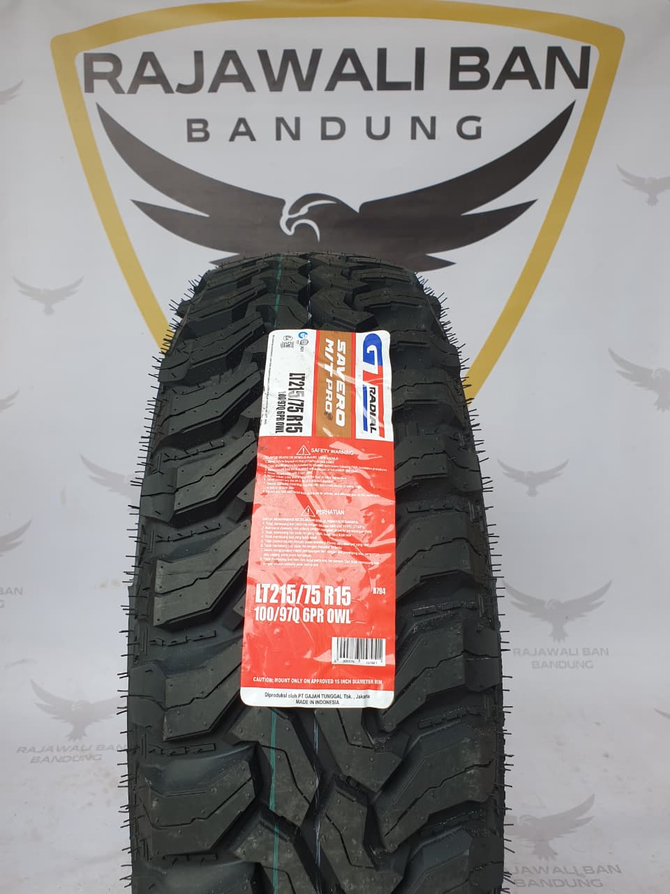 Ban Mobil GT Radial MT PRO 215/75 R15 Jimny Taft Harga 1,138,500 rupiah*Gratis Ongkir