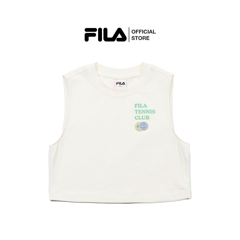 FILA TENNIS CLUB TANK Product Code : FW2RSG48092F - Off White ราคา 645 บาท*ส่งฟรี