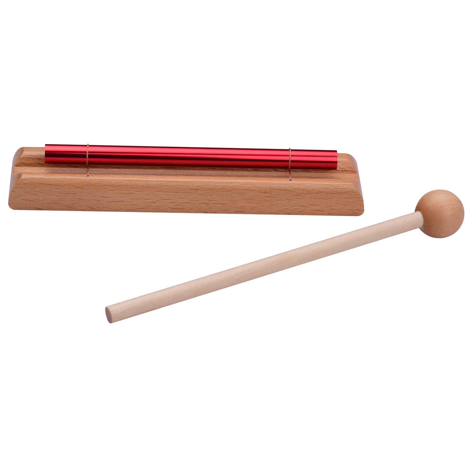 TABLETOP Chimes Thiền Chime Solo chuông nhạc nhạc cụ gõ với gỗ vồ cho thiền lớp học sử dụng (1-tone)