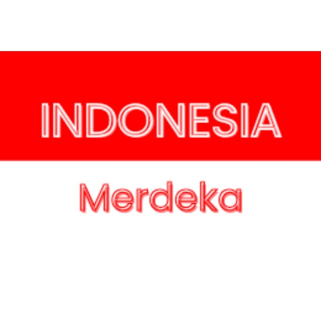 Stiker Bendera Pipi 100pcs / Tempelan Bendera Merah Putih Stiker / Tempelan Bendera Pipi R1115