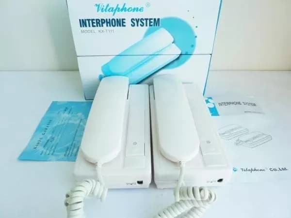 INTERKOM TELEPHONE INTERCOM TELEPON INTERPHONE KABEL SEPASANG ISI 2PC Harga  433,000 Ringgit*Penghantaran Percuma