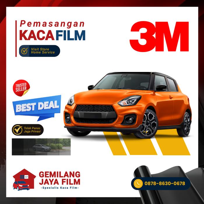 KACA FILM 3M 80% + 40% | KACA FILM MOBIL JENDELA RUMAH GEDUNG | PASANG KACA FILM MOBIL PANGGILAN BSD TANGERANG - RansShop22 Harga  1,770,000 Ringgit*Penghantaran Percuma