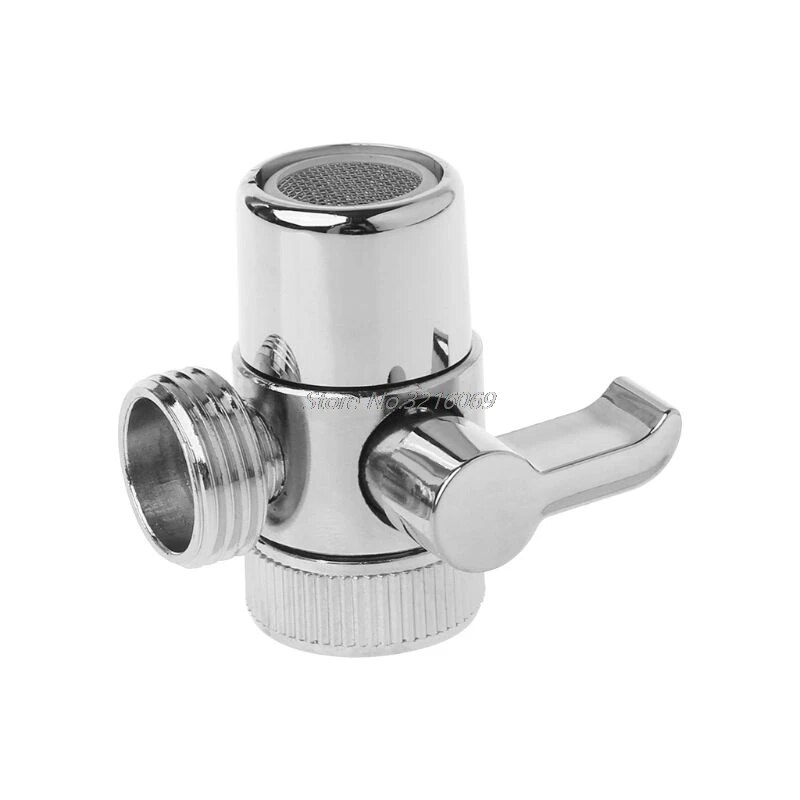 Xu hướng 1PC Brass 3-Way van nhánh đầu nối vòi nước Adapter ba chức năng chuyển đổi dropship