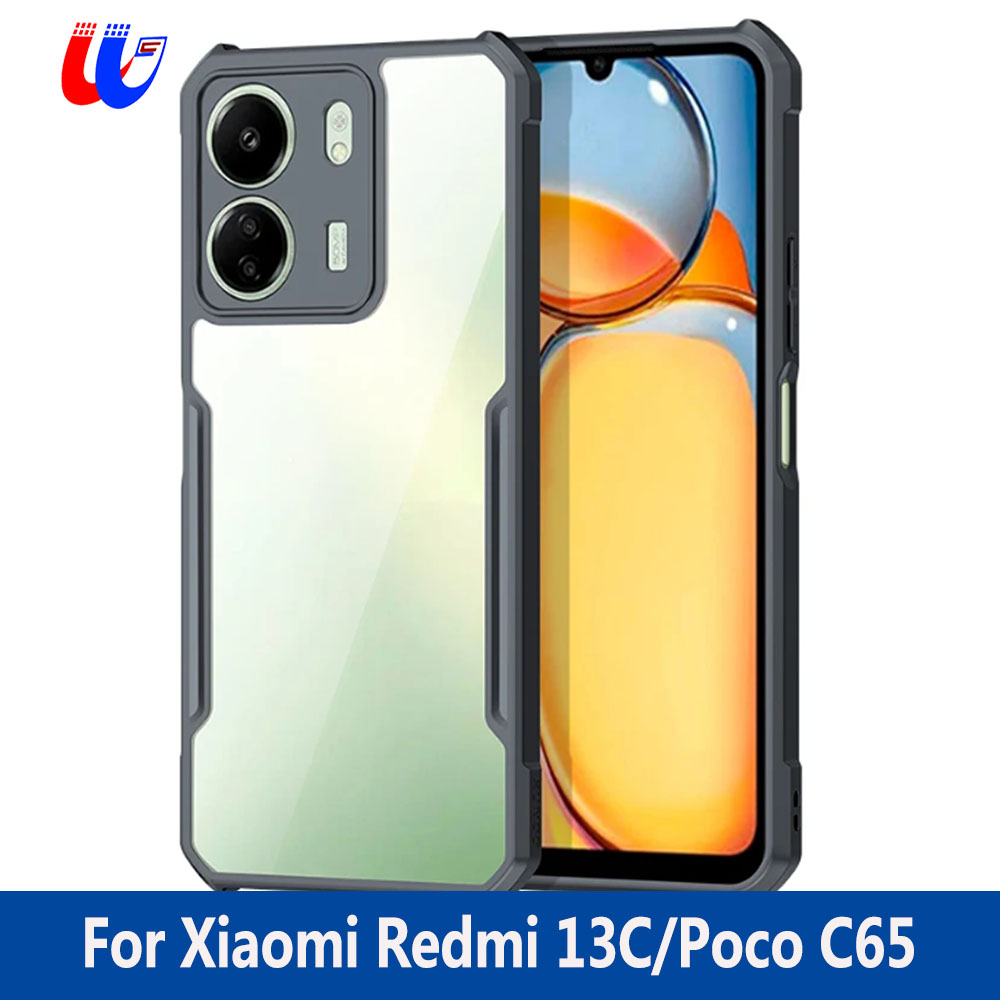 Ốp lưng chống sốc máy ảnh Acrylic vỏ cho Xiaomi Redmi 13C cho Xiaomi Redmi mi13c Xiaomi POCO C65 65C Redmi 13C 13 C C13 4G 6.74inch 2023 vỏ điện thoại trong suốt