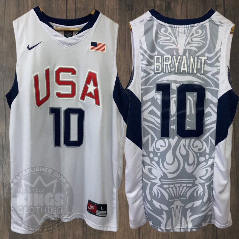 Men's USA 10 Basketball Jerseys Kobe