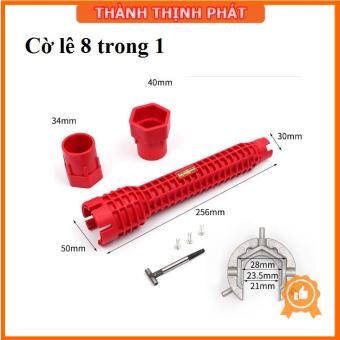 Cờ lê vặn vòi nước đa chức năng tiện dụng cờ lê hở cờ lê vặn dây cấp nước đa năng 8 trong 1 vặn xi phông góc hẹp