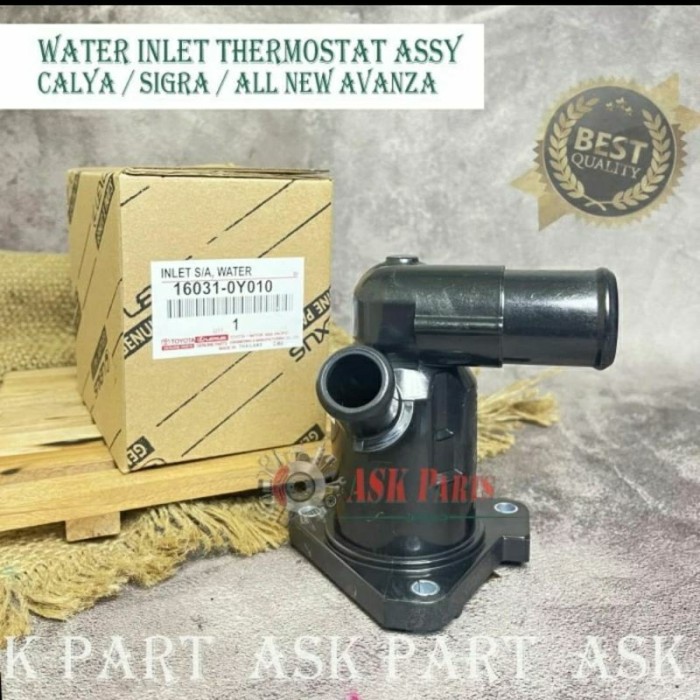 WATER INLET THERMOSTAT TERMOSTAT ASSY KOMPLIT TOYOTA CALYA SIGRA GRAND NEW AVANZA INZI ASLI Harga 405,000 rupiah*Gratis Ongkir