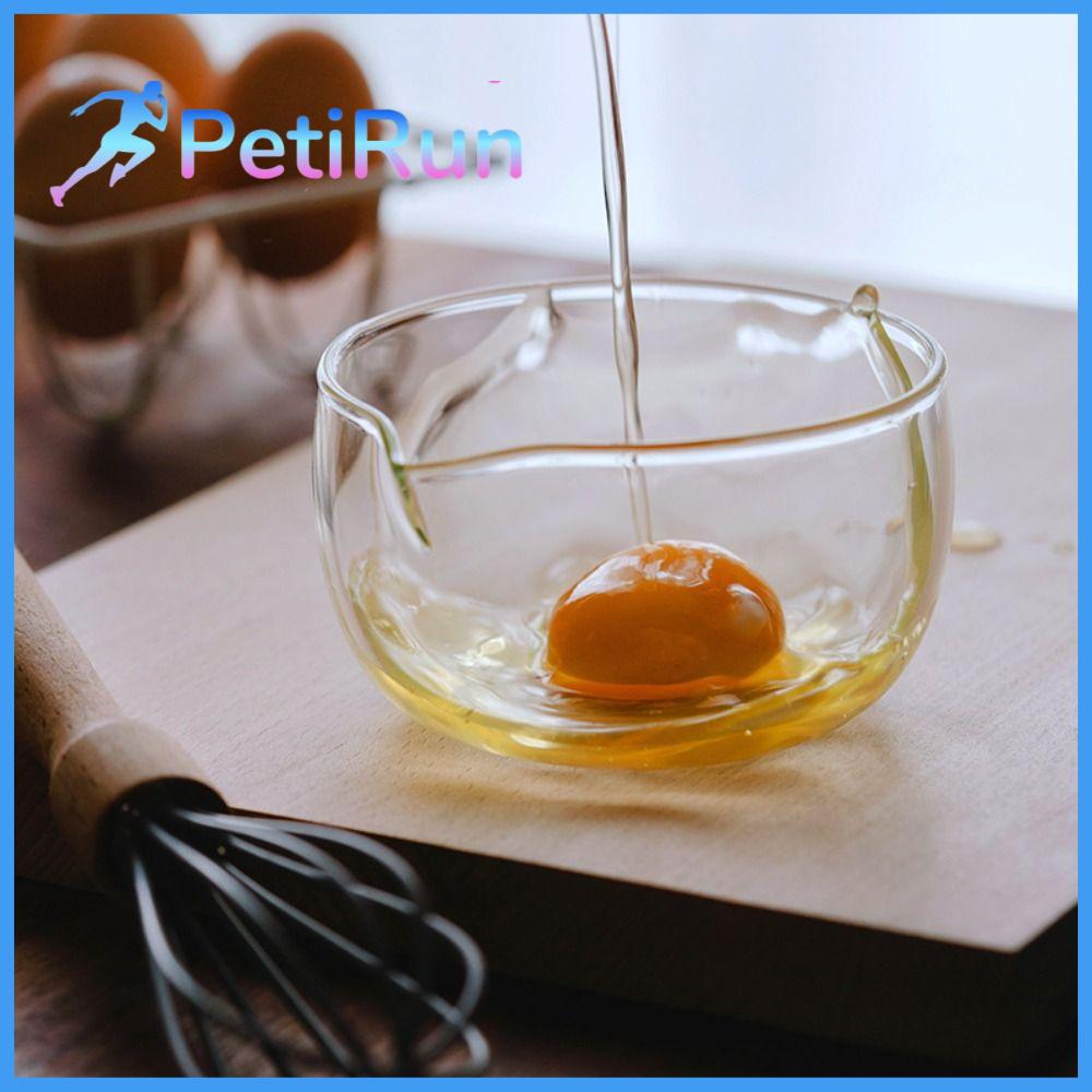 PETIRUN Nhật Bản Bát thủy tinh 350/600ml Nướng bánh Bát sữa chua  Trong suốt Bát salad Bộ đồ ăn