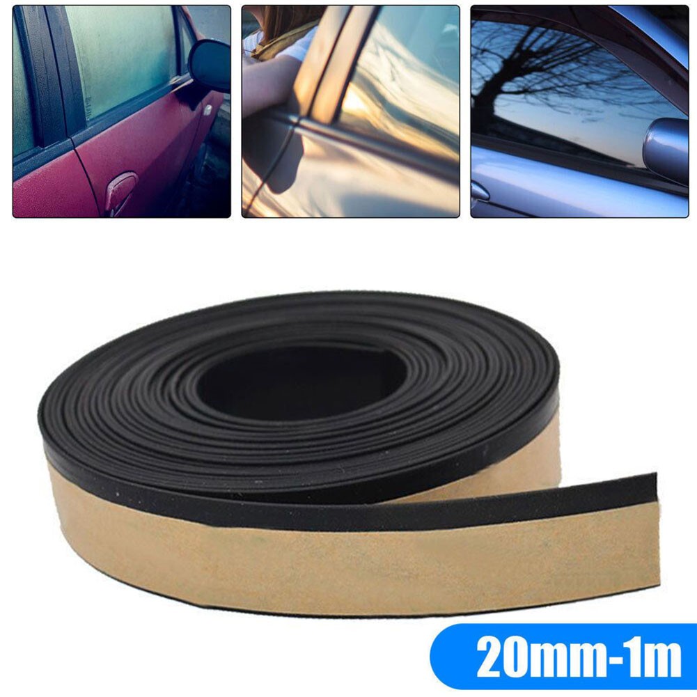 【Thời trang tự động】 viền nẹp cao su linh hoạt 1m cho kính phía trước và sau xe bên tăng cường bảo vệ