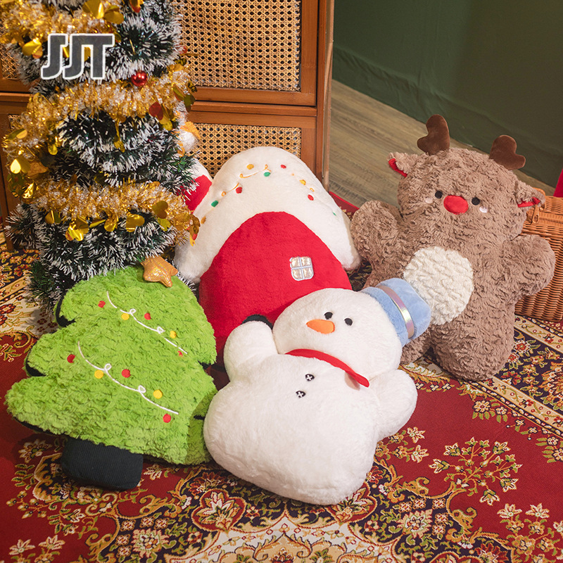 Santa Claus pillow plush toy gingerbread man doll super soft doll girl Christmas tree holiday gift