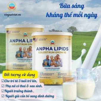 Sữa non Anpha LIpit Colostrum Grow IQ
