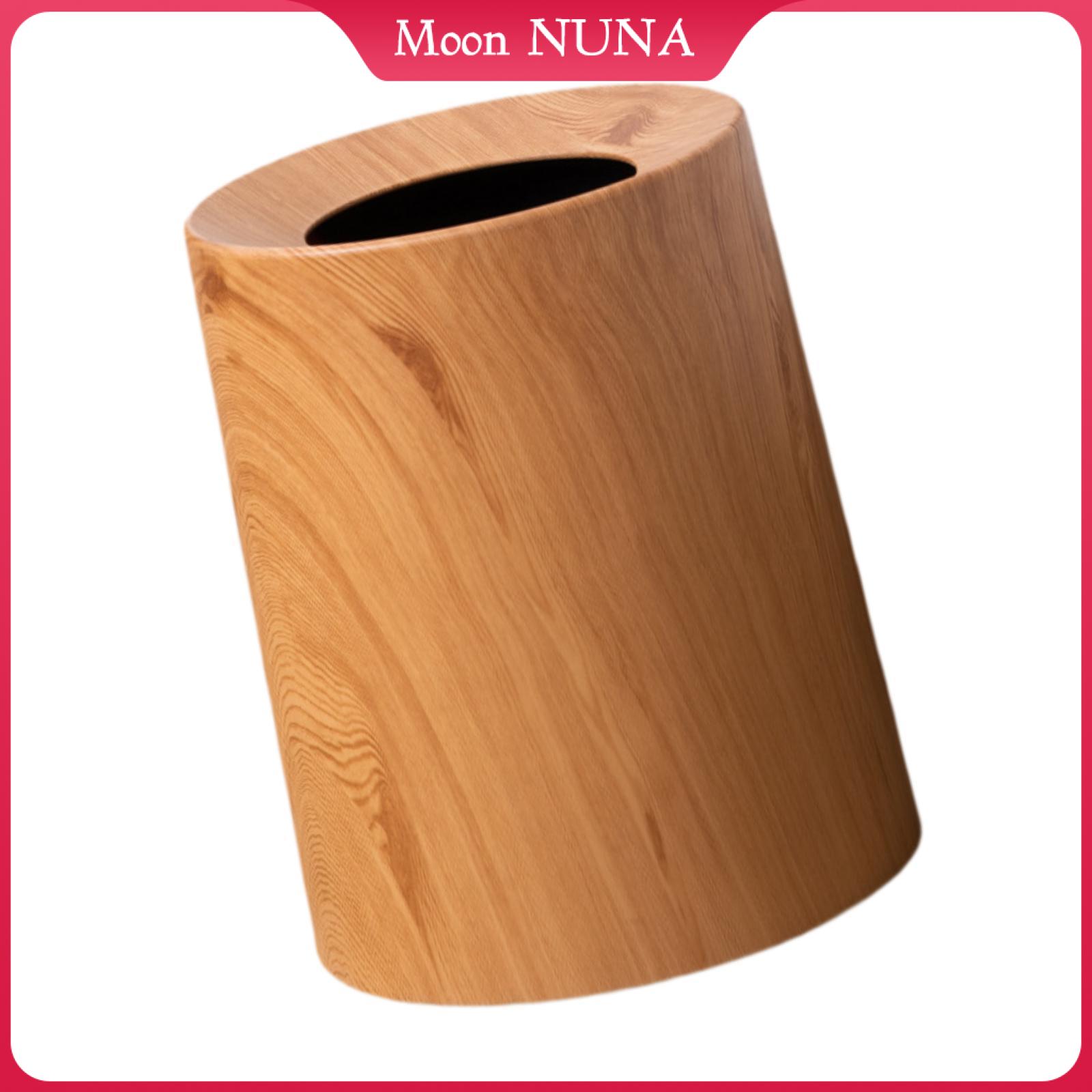 Mặt Trăng Nuna vân gỗ Thùng rác Trang Chủ Thùng rác Cho Nhà Vệ Sinh Nhà Vệ Sinh phòng học