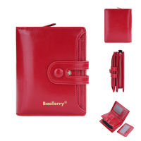 BAELLERRY N3255 Dompet Wanita Lipat Pendek Bahan Kulit PU Leather Premium BAEOS